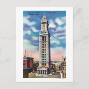 Carte Postale Vue extérieure de la maison américaine personnalis