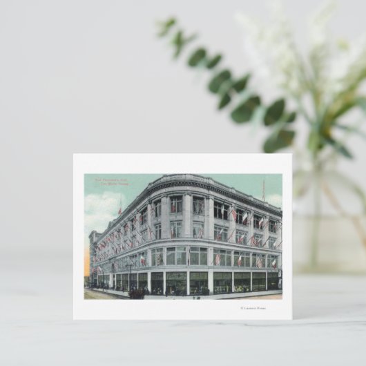 Carte Postale Vue extérieure de la Maison Blanche (Debout devant)