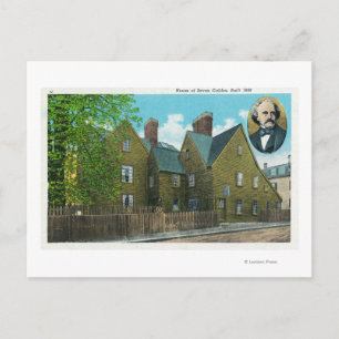 Carte Postale Vue extérieure de la maison des sept pignons # 2