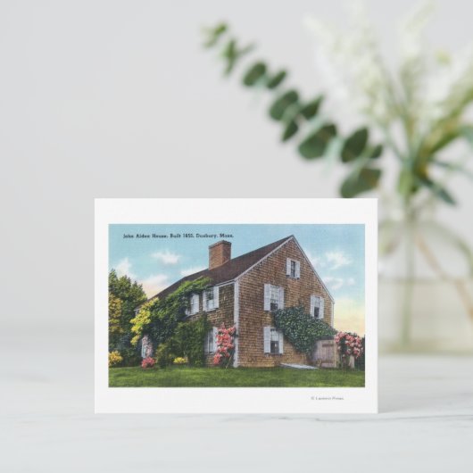Carte Postale Vue extérieure de la Maison John Alden (Debout devant)