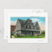 Carte Postale Vue extérieure de la maison John Ward (Devant / Derrière)