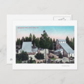 Carte Postale Vue extérieure de la mine de Pennsylvanie (Devant / Derrière)