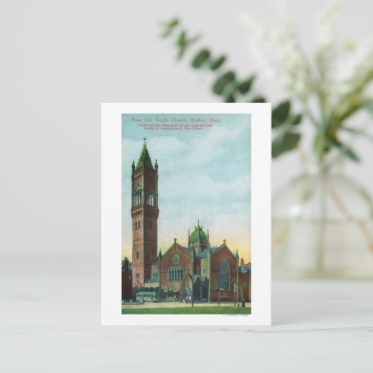 Carte Postale Vue extérieure de la Nouvelle église du Vieux-Sud (Debout devant)