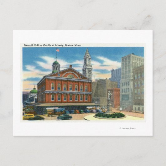 Carte Postale Vue extérieure de la salle de Faneuil n° 2 (Devant)