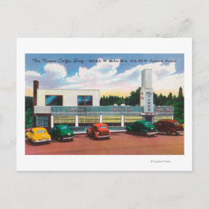 Carte Postale Vue extérieure de la tour Coffee Shop