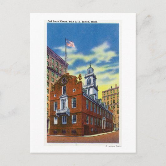 Carte Postale Vue extérieure de l'ancienne Maison d'Etat (Devant)