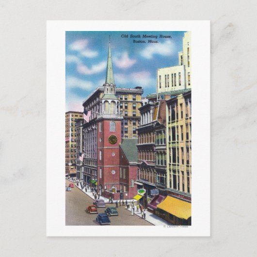 Carte Postale Vue extérieure de l'ancienne salle de réunion du S (Devant)