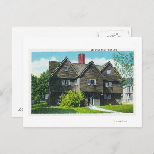 Carte Postale Vue extérieure de l'ancienne sorcière (Devant / Derrière)