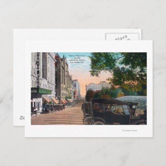 Carte Postale Vue extérieure de l'Auditorium Theatre le 5e (Devant / Derrière)