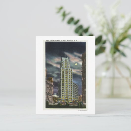 Carte Postale Vue extérieure de l'édifice de la tour de l'État l (Debout devant)