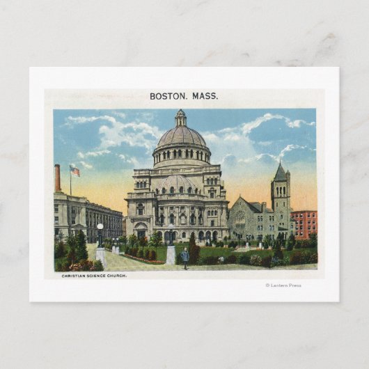 Carte Postale Vue extérieure de l'église de la science chrétienn (Devant)