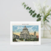 Carte Postale Vue extérieure de l'église de la science chrétienn (Debout devant)