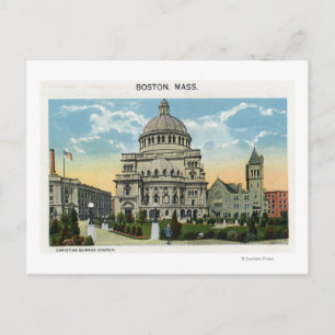 Carte Postale Vue extérieure de l'église de la science chrétienn