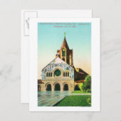 Carte Postale Vue extérieure de l'église Memorial à Stanford U (Devant / Derrière)