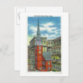 Carte Postale Vue extérieure de l'église Old South Church (Devant / Derrière)