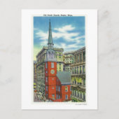 Carte Postale Vue extérieure de l'église Old South Church (Devant)