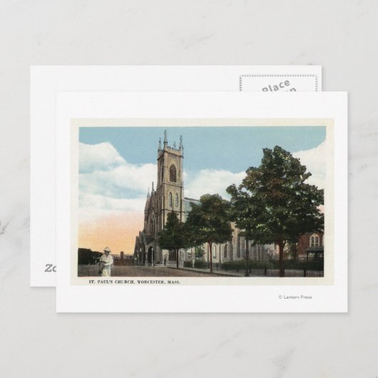 Carte Postale Vue extérieure de l'église Saint-Paul (Devant / Derrière)