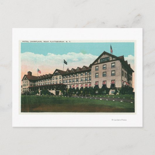 Carte Postale Vue extérieure de l'Hôtel Champlain (Devant)