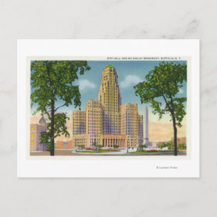 Carte Postale Vue extérieure de l'hôtel de ville et du McKinley