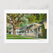 Carte Postale Vue extérieure de l'hôtel Geysers, clients Posin (Devant)