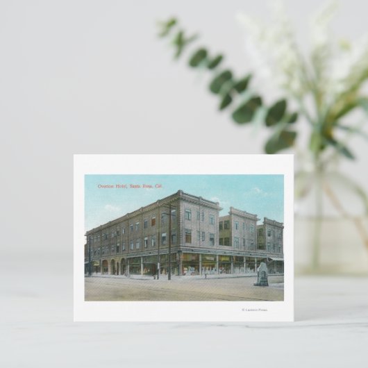 Carte Postale Vue extérieure de l'hôtel Overton # 2 (Debout devant)