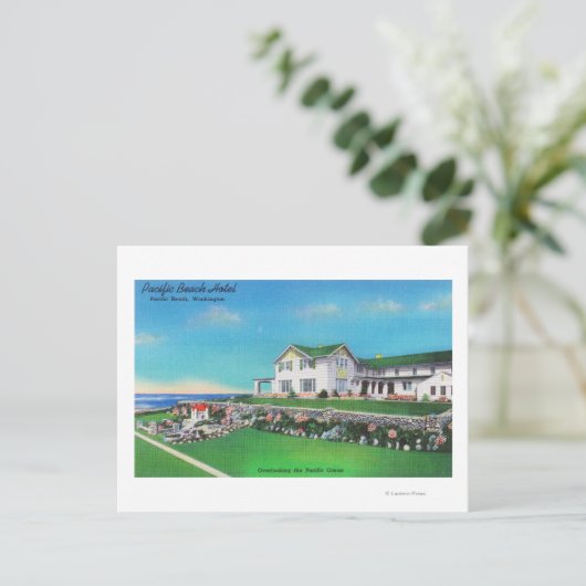 Carte Postale Vue extérieure de l'hôtel Pacific Beach (Debout devant)