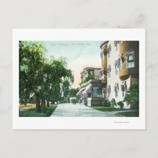 Carte Postale Vue extérieure de l'hôtel Robinson (Devant)