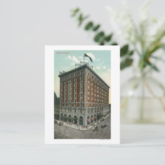Carte Postale Vue extérieure de l'hôtel Rochester (Debout devant)
