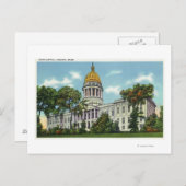 Carte Postale Vue extérieure de l'immeuble du Capitole de l'État (Devant / Derrière)