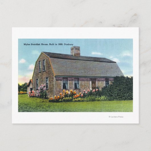 Carte Postale Vue extérieure de Myles Standish House (Devant)