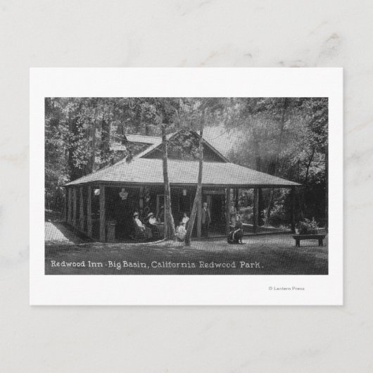 Carte Postale Vue extérieure de Redwood Inn (Devant)