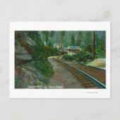 Carte Postale Vue extérieure de Shasta Retraite des rails (Devant)