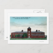 Carte Postale Vue extérieure des aciéries de soie Currier Co (Devant / Derrière)