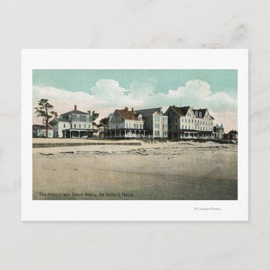 Carte Postale Vue extérieure des hôtels d'Océan atlantique et (Devant)