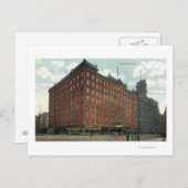 Carte Postale Vue extérieure des pouvoirs Hôtel (Devant / Derrière)