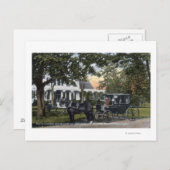 Carte Postale Vue extérieure des quarts de poste (Devant / Derrière)