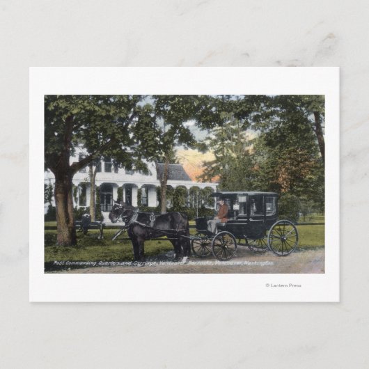 Carte Postale Vue extérieure des quarts de poste (Devant)