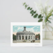 Carte Postale Vue extérieure du bureau de poste 2 (Debout devant)