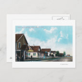 Carte Postale Vue extérieure du bureau de poste sur la rue Cedar (Devant / Derrière)