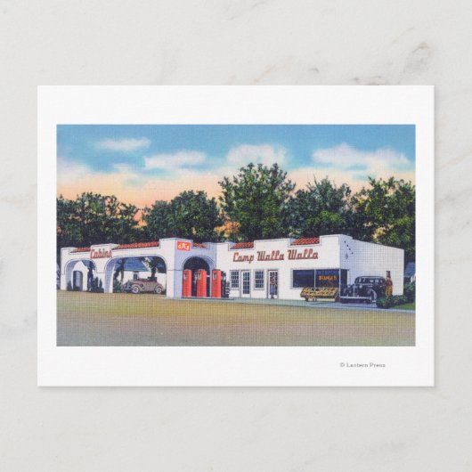 Carte Postale Vue extérieure du Camp Walla Walla (Devant)