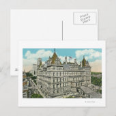 Carte Postale Vue extérieure du Capitole de l'État et du bureau (Devant / Derrière)