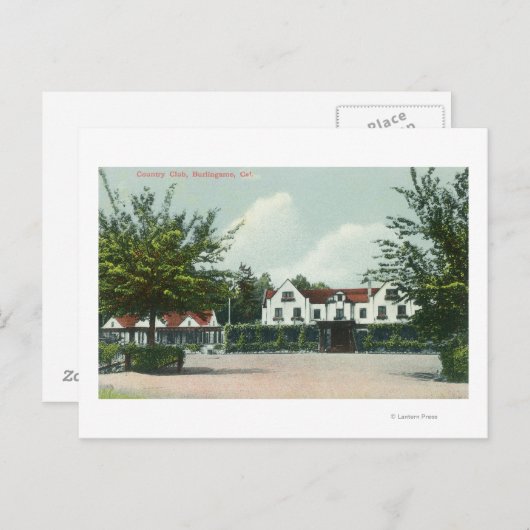 Carte Postale Vue extérieure du Country Club (Devant / Derrière)