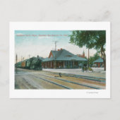 Carte Postale Vue extérieure du dépôt du Pacifique Sud (Devant)