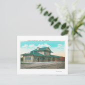 Carte Postale Vue extérieure du dépôt du Pacifique Sud 3 (Debout devant)