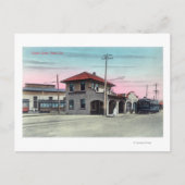 Carte Postale Vue extérieure du dépôt électrique Napa, CA (Devant)