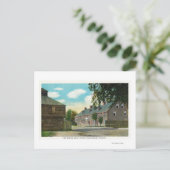 Carte Postale Vue extérieure du fort Weston et du bloc House (Debout devant)