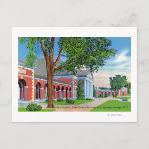 Carte Postale Vue extérieure du Hall des sources et des jardins
