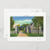 Carte Postale Vue extérieure du logis d'entrée (Devant / Derrière)