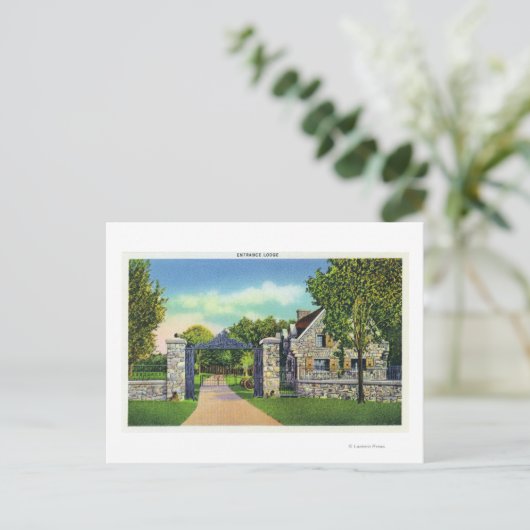 Carte Postale Vue extérieure du logis d'entrée (Debout devant)