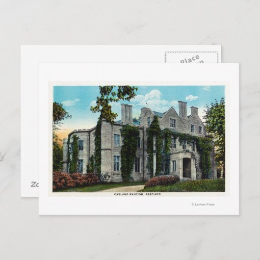 Carte Postale Vue extérieure du manoir Oakland (Devant / Derrière)